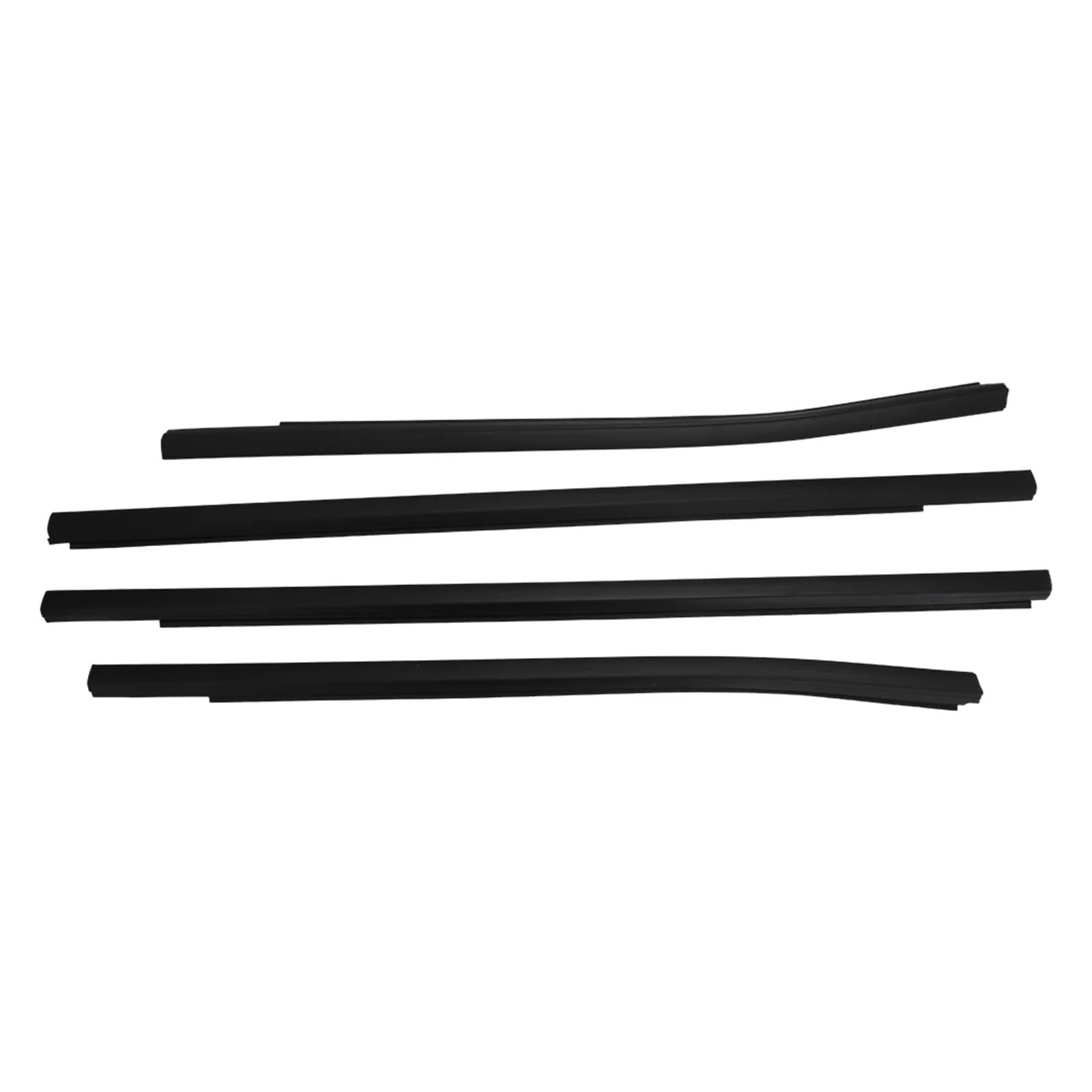 Pbqenxb One Color For For Ranger Px Xlt 2012-2021 Double Cab 4 Doors Auto Window Seal Edge Gap Strips Waterproof Protection Outer Window Weatherstrip