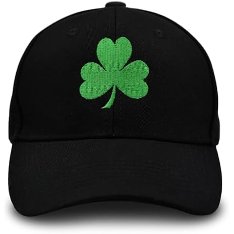 St. Patrick's Day Shamrock Hat - Irish Clover Baseball Cap, Adjustable Trucker Hats, Green Day Lucky Hat, St Patrick's Decor Costume Accessories Cover