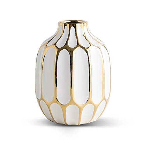 Vase en céramique galvanisé solution déco pour compositions florales artificielles - 2
