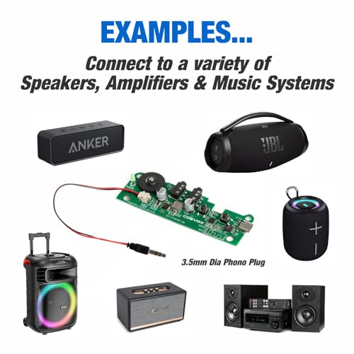 Cable de audio auxiliar para módulo Bluetooth COSVOX miniatura 6