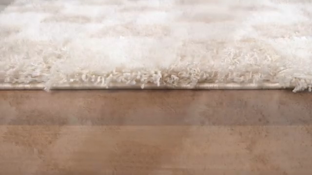 Tapete decorativo beige claro 200x200 cm miniatura 7