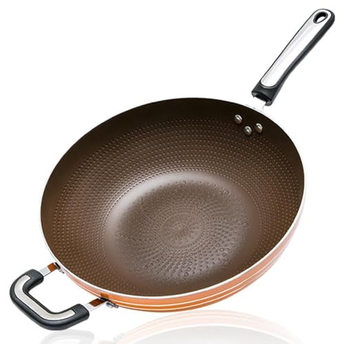 Wok de aluminio fundido antiadherente 13.4 pulg miniatura 1