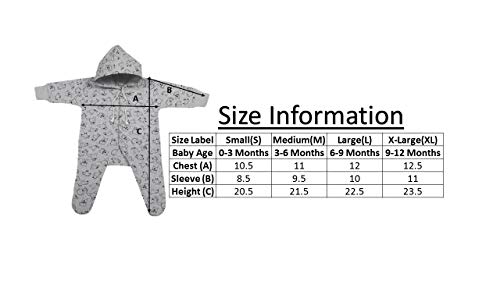 Image of New Born Baby Clothes Set Romper & Sleepsuit For Baby 0-3 Months (Pack of 3)