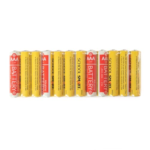 Image of School Smart AAA Alkaline Batteries (Pack of 12)