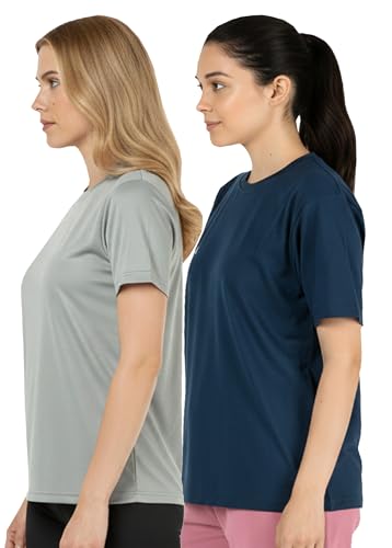 Image of SHAUN Women Loose Fit Tshirt Dryfit(904W02 $P Pack of 2)