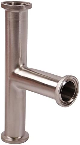 Long Tee | Tri Clamp 3/4 inch x 3/4 in. - Stainless Steel SS304 / 3A - Glacier Tanks