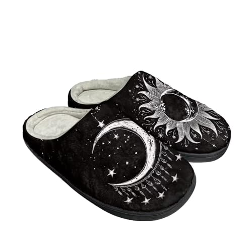 Comfortable Plush Slippers Full Toe Slip-On House Shoes Fuzzy Bedroom Slippers for Women Men Indoor Outdoor2