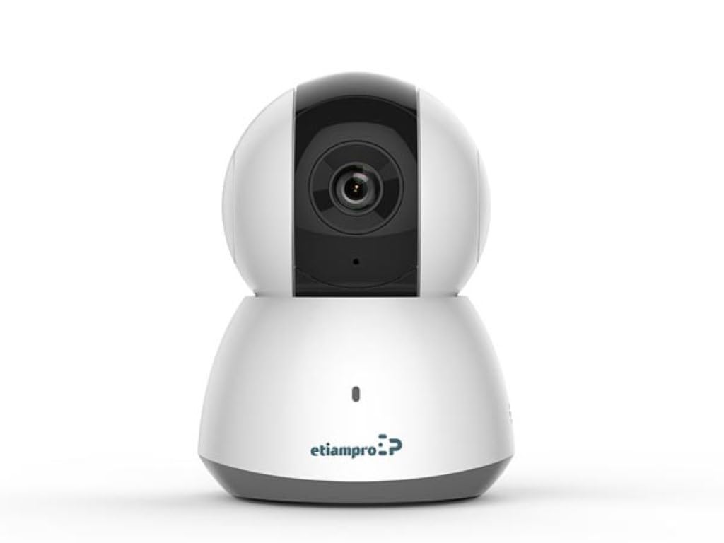 EtiamPro Mini kamera IP, kamera monitorująca, WiFi, obrót/pochylenie, 2 MP, diody IR, noktowizor 10 m, obiektyw stałoogniskowy, technologia DWDR, aplikacja Guarding Vision, do użytku wewnątrz i na