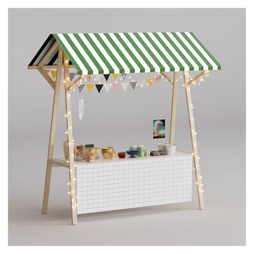 Carrito de comida plegable portátil ideal para optimizar espacio en ferias 2