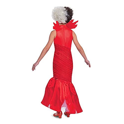 Disfraz de Vestido Rojo Cruella para Niñas miniatura 2