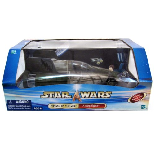 A-Wing Fighter Ship Star Wars Return of the Jedi with Pilot Starfighter