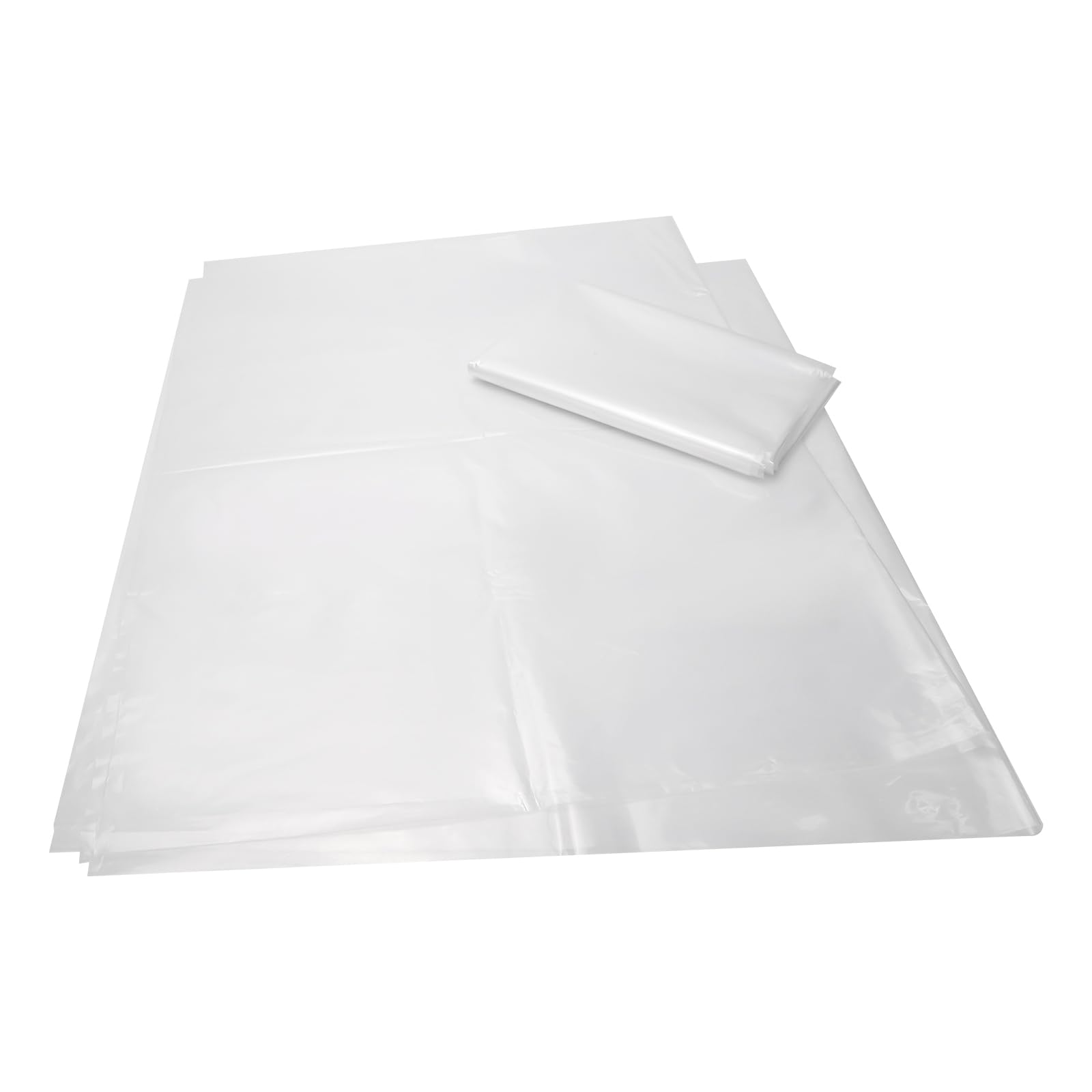 Flat Open Clear Plastic Poly Bags for Proofing Bread Dough Food Storage