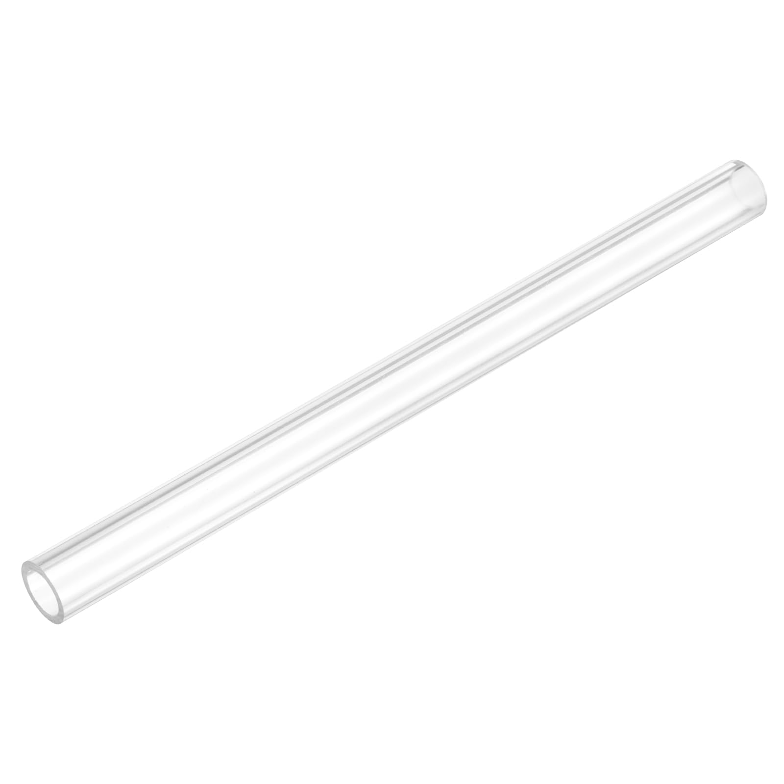 uxcell Rigid Round Clear Tubing 8mm(5/16") ID x 11mm(7/16") OD x 0.5Ft(150mm) Length Plastic Tube
