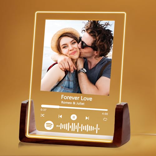 toyofmine Personalisiertes Foto-Geschenk Spotify Song Cover
