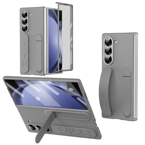 Coque Z Fold 5 antichoc et robuste avec film écran haute résistance gris