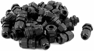 Tool parts 31Pcs PG7 Waterproof Nylon Adjustable Cable Glands Connector for 4-7mm Wire