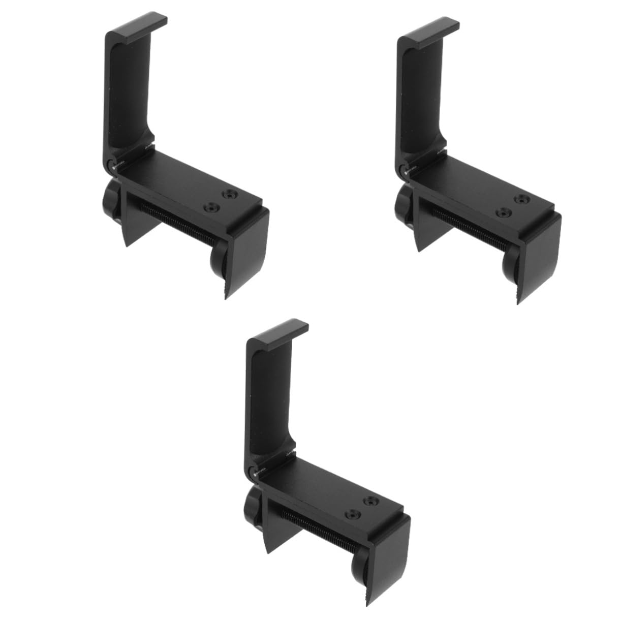 Hemobllo 3piezas Soporte para Auriculares Plegable De Escritorio Soporte para Auriculares Organizador De Espacio Sin Perforación para Oficina y Gaming