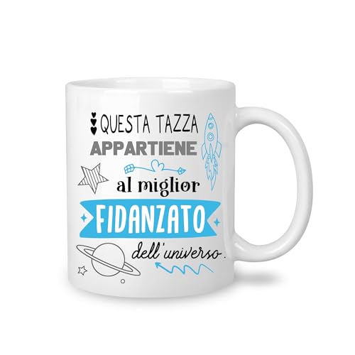 Yufansd Mug Tazza Fidanzato - al Miglior Fidanzato dell'Universo -
