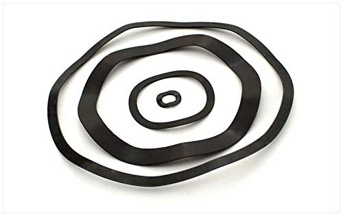 10Pcs*M4-M40 Grade 4.8 Carbon Steel Stainless Steel Wave Washer (65 Meng) Wave Spring Washer (Inner Diameter : M8 X 12 X 0.3 65Mn)