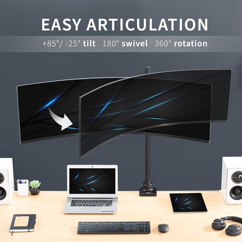Image of VIVO Single Monitor Desk Mount, Fully Adjustable Stand