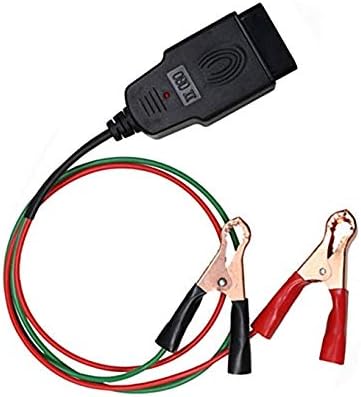 LPHUS Memory Saver Connector OBD2 Car Diagnostic Cable & ECU Memory Saver Cable with Alligator Clip, Vehicle Battery Replacement Tool, Emergency Power Supply Interface for Car Battery Helper