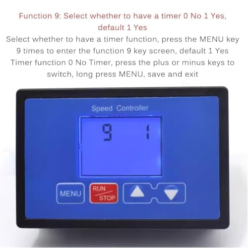 Bobinadora de hilo con control de velocidad programable y LCD 3