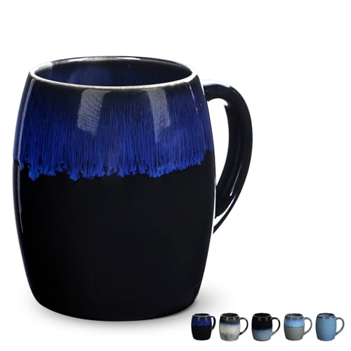 20 OZ Ceramic Coffee Mug Blue