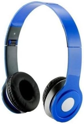 SoundStrike 3.5mm Foldable Headphone Headset for Dj Headphone Mp3 Mp4 Pc Tablet sandisc Music Video and All Other Music Players (Sky Blue)