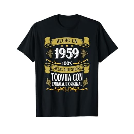 64 Años Cumpleaños Regalo Hombre Hecho En 1959 Hecho En 1959 Camiseta