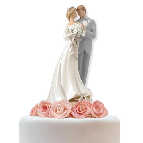 Enesco 4020315 Legacy Of Love Wedding Bride And Groom Newlywed Cake Topper thumb #2