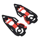 KIMISS Ingranaggio di Base per Visiera del Casco, Piastra di Fissaggio Regolabile per Visiera del Casco da Moto in Plastica Antiurto, Ricambio per AGV K1 K1S K3SV K3 K5 K5S