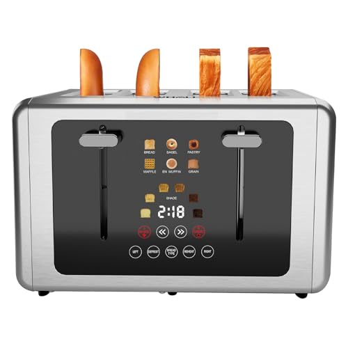 whall 4 Slice Touch Screen Toaster