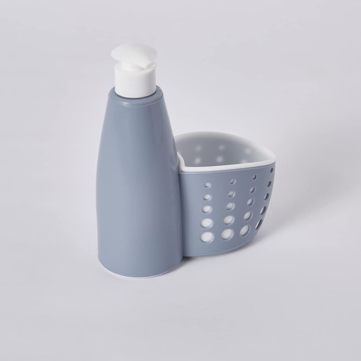 Home Box Agace Soap Dispenser With Holder 19 X 7 X 16 Cm Grey