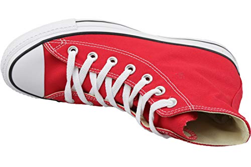 Image of Chuck Taylor All Star Canvas High Top, Red, 8