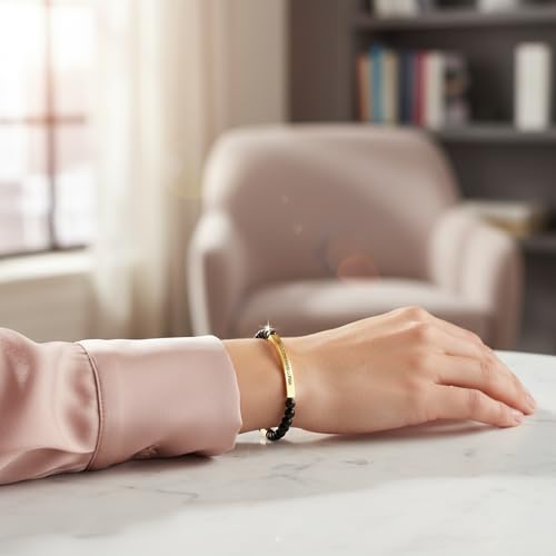 Pulsera motivacional de acero inoxidable para hombres y mujeres miniatura 5