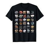 Ores Minerals Gems and Crystals Gift for geologists T-Shirt