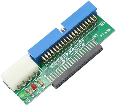 GELRHONR IDE 2.5 auf 3.5 Adapter, 44 Pin 2.5-inch IDE Festplatte von Laptop auf 40 Pin IDE Port auf PC Motherboard Konverter, für Laptop & 2.5" Festplattenlaufwerk