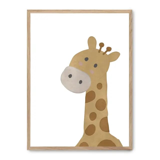 Cuadro giraffe ii rompre la monotonie d'un mur blanc avec un grand tableau design