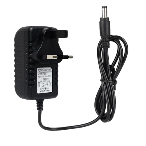 Universal 12V 2A Power Supply DC/AC Adapter 100-240V 50/60Hz 5.5mm x 2.1mm Plug AC Adapter Is Suitable for LED Light Strips Routers and Other Devices