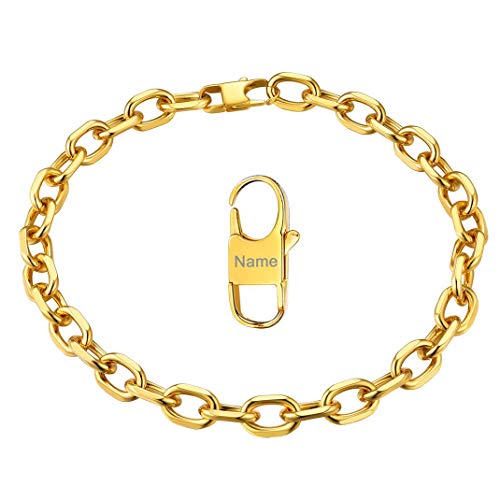 GoldChic Jewelry Personalized Chain link Chokers - Thick Chain Necklace Choker Cable Link Chain Choker Necklaces for Women Chunky Necklace Punk Necklace for Girls Cuban Link Chain Choker 18