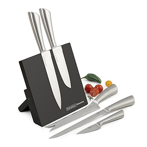 Amazon｜Hanzou包丁 5本セット + スタンド｜包丁セット オンライン通販
