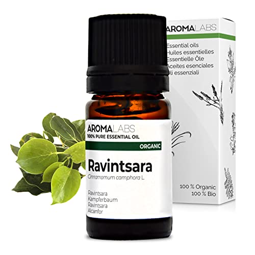 Aroma Labs - Alcanfor - Aceite Esencial Orgánico - Quimiotipado y Certificado AB - 5 mL