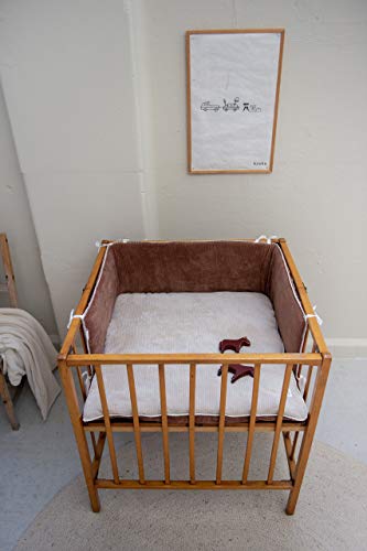 Koeka Boxkleed - Speelkleed - Parklegger - Vik - Corduroy - Wasbaar - Hazel/Sand - 75X95 Cm - Afbeelding 7