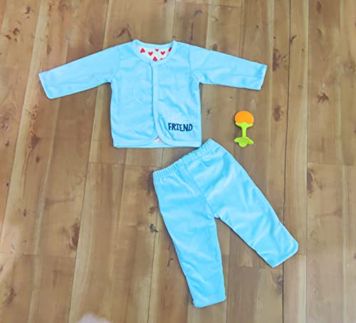 Image of REVOLTEK Baby Long Sleeve Winter swetashirt hoodie coat warm pants Dress snowsuit Sleep Suit for Boys and Girls Pack of1