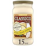 Classico Four Cheese Alfredo Sauce pour pâtes, pot de 445 ml