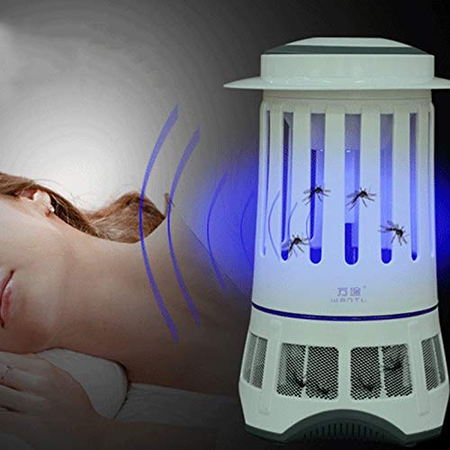 GJPAJGID Pest Lighthouse Shape Electrical Inhale Style LED Light Attracter Mosquito Killer Lamp(White) mouse trap repellent plug in