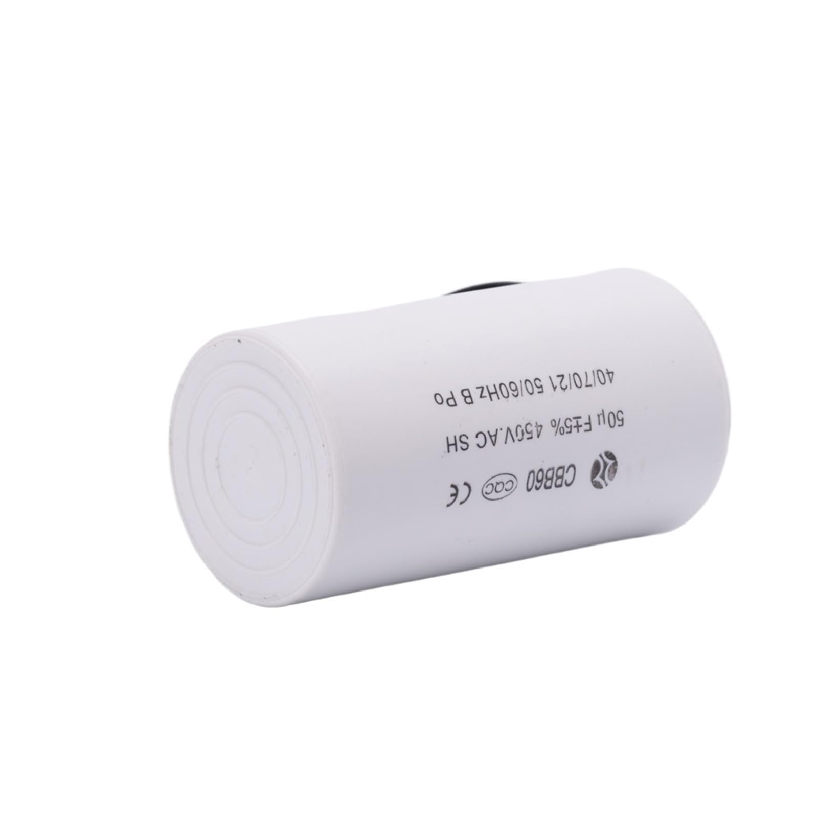 Condensador de funcionamiento de dos cables CBB60 450VAC 50uF, condensador de arranque de motor for máquina eléctrica