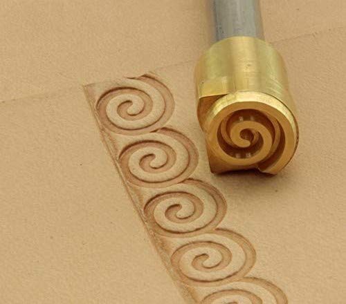 Leather Stamp Tool Stamping Working Carving Punches Tools Craft Saddle Brass #198
