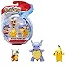 Pokémon Figure di Battaglia 3-Pack | Pikachu Wartortle & Cubone | La più Recente Ondata 2021 | Licenza Ufficiale da Pokemon