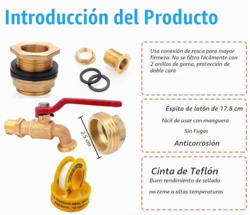 Llave de paso de barril 10 Imagen adicional